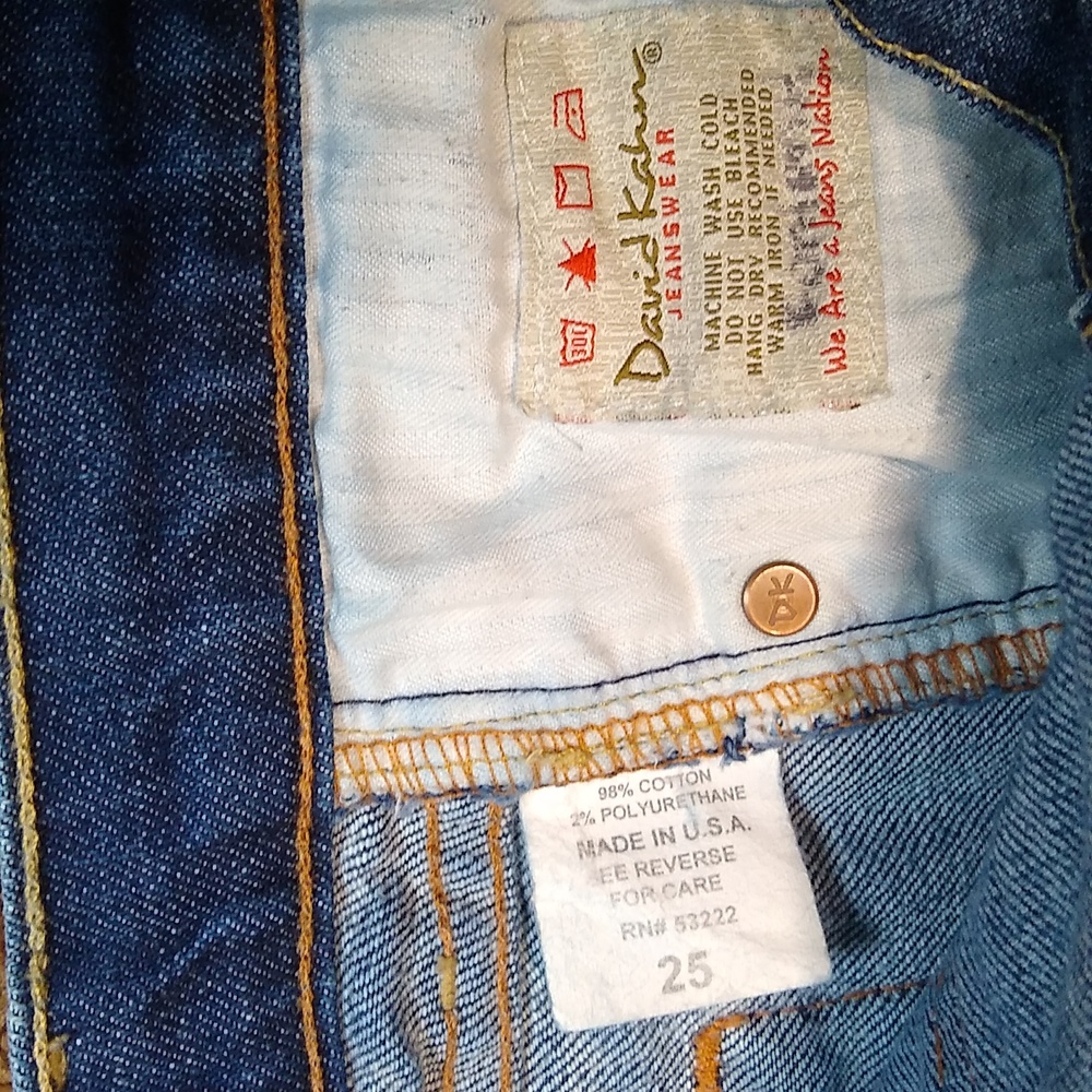 David Kahn Jeans - Heidi - Blue - Boot Cut - Size 25 - Picture 7 of 10